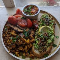 Full Breakfast - best I've ever had! 😋 at The Longhouse Cafe in Brighton