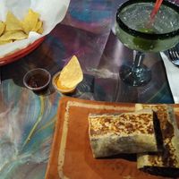 Mushroom mole burrito at La Santisima in Phoenix
