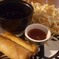 Spring rolls at Sushimar in Sao Paulo