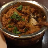 the eggplant  at Malhi's Indian Cuisine in Palmdale