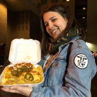 Good food = Happy vegan at La Jacka Mobile - Food Truck in Fresno