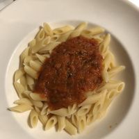 Penne al pomodoro at Vulnetia in Vernazza