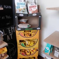 Vegan snacks at The Green Parrot in Swaffham