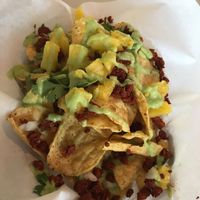 Nachos El Pastor  at Mi Vegana Madre in Glendale