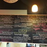 Menu Board  at Mi Vegana Madre in Glendale