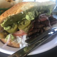 Carne asada torta  at Mi Vegana Madre in Glendale