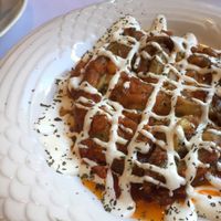 Badinjan (eggplant) appetizer at Roxana's Restaurant in Merrillville