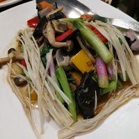 mushrooms at Medifoods Lifestyle Cafe in Petaling Jaya