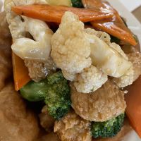 Veggie on yam brisket  at Vegie Bowl in Springvale