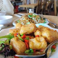 Salt and pepper tofu at Vegie Bowl in Springvale