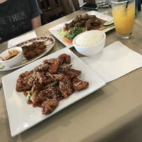 Satay Skewers, Rendang Curry, Sweet and Sour Spare Rib at Vegie Bowl in Springvale