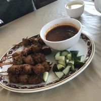 Satay Skewers at Vegie Bowl in Springvale
