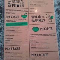 Menu March 2017 at Happiness in El Nido