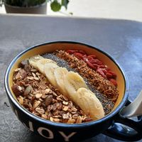 Green power smoothie bowl at Happiness in El Nido
