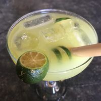 Margarita with patron  at Happiness in El Nido