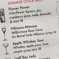 Had the flower power was delicious. at The Botanist in Wellington