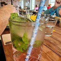 Flower power cocktail at The Botanist in Wellington