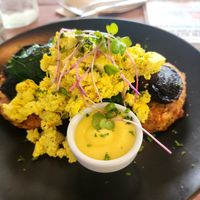 Vegan Eggs Bene at The Botanist in Wellington
