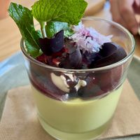 Vegan Lemon Mousse #Veganuary at The Botanist in Wellington