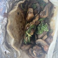 Mushroom Spinach Caramelized onions taco  at The Vegan Nom - E Cesar Chavez  in Austin