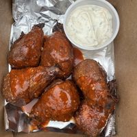 Buffalo wings   at The Vegan Nom - E Cesar Chavez  in Austin