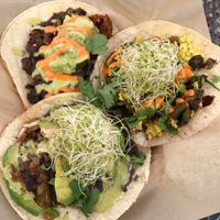 the Reale, the Luna, and the Diablo at The Vegan Nom - E Cesar Chavez  in Austin
