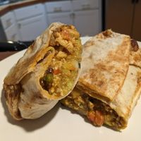 Big Brunch Burrito at The Vegan Nom - E Cesar Chavez  in Austin