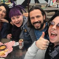 clientele at The Vegan Nom - E Cesar Chavez  in Austin