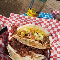 Taco trio at The Vegan Nom - E Cesar Chavez  in Austin