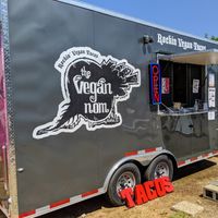 Smaller but better, according to the crew. at The Vegan Nom - E Cesar Chavez  in Austin