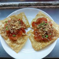 Fried won ton  #Veganuary at Mrs. Diep in Hoi An