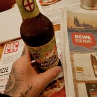 beer at Antica Pizzeria Nennillo in Cologne