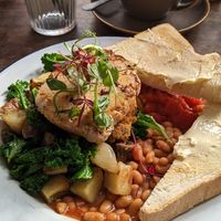 Vegan breakfast at The Crafty Egg in Bristol
