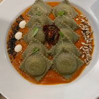 Ravioli - absolutely delicious!
 at De/Raiz Cocina Café - Calle 65 in Bogota