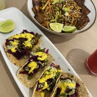 Main! Tacos and Pad Thai  at De/Raiz Cocina Café - Calle 65 in Bogota