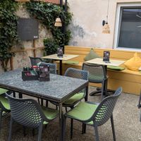 Lovely courtyard terrace, protected from the wind at Joyce in Reutte