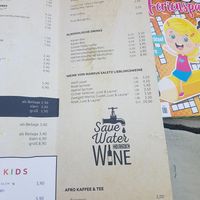 Speisekarte at Joyce in Reutte