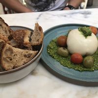 Vegan burrata  at The Therapist - LxFactory in Lisbon