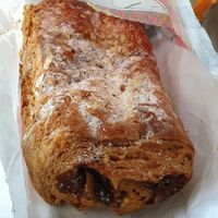 Chocolate croissant at Apollon in Corfu