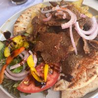 Vegan gyros  at Apollon in Corfu