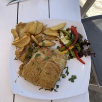 Vegan mousaka  at Apollon in Corfu