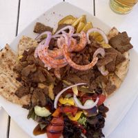 Vegan gyros  at Apollon in Corfu