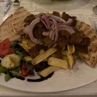 Vegan gyros  at Apollon in Corfu