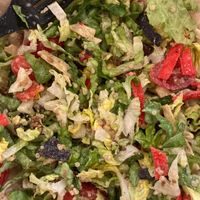 No beans or quinoa in sight. Red is shredded tortilla strips. at Beatnic - Soho in New York City