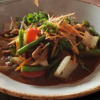 Seitan Stir Fry at Lime in Galway