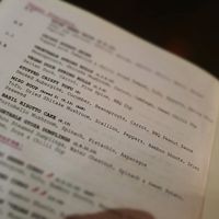 Menu lists all allergens at Lime in Galway
