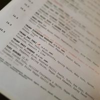 Pad Thai ingredients  at Lime in Galway