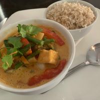 Vegan Thai red curry at Lime in Galway