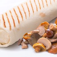 wrap with mushrooms at Star Kebab in Chisinau
