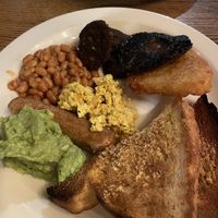 Vegan breakfast   at Trof NQ in Manchester